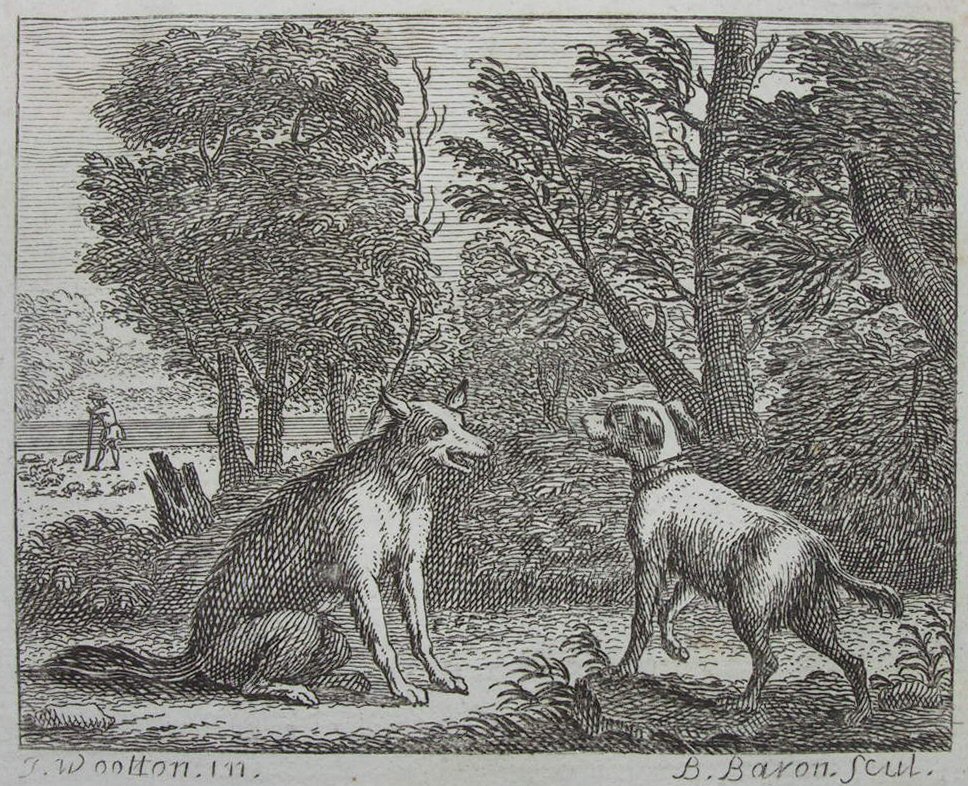 Print - The Shepherd's Dog and the Wolf - Baron
